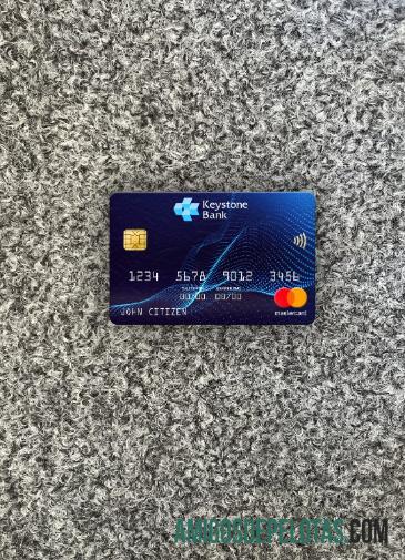 Nigéria Keystone Bank Mastercard Photolook Front modelo